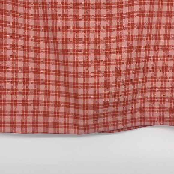 Urban Outfitters Skirt Pink Plaid Mini High Waist Y2K Preppy - Picture 6 of 13